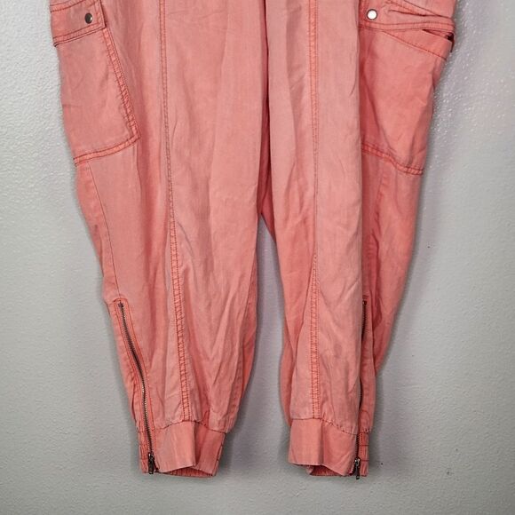 Lane Bryant Peach Cargo Flight Joggers Size 18/20 - Picture 3 of 8
